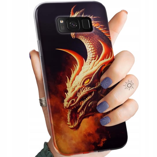 Etui Do Samsung Galaxy A11 Wzory Smoki Dragon Taniec Smoków Obudowa Case Samsung