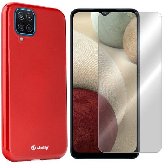 ETUI DO SAMSUNG GALAXY A12 SM-A125 GEL + SZKŁO 9H VegaCom