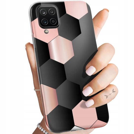 Etui Do Samsung Galaxy A12 Wzory Geometryczne Symetria Obudowa Pokrowiec Samsung Electronics