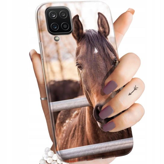Etui Do Samsung Galaxy A12 Wzory Konie Kuce Pegazy Obudowa Pokrowiec Case Samsung Electronics