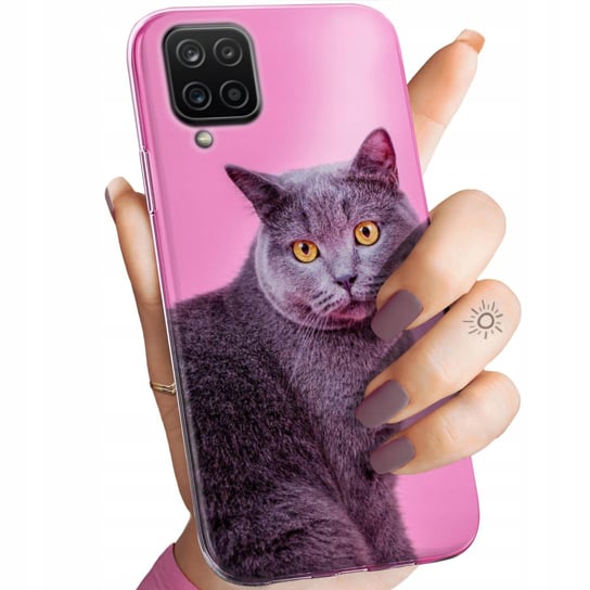 Etui Do Samsung Galaxy A12 Wzory Koty Kotki Kociaki Obudowa Pokrowiec Case Samsung