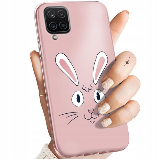 Etui Do Samsung Galaxy A12 Wzory Królik Zając Bunny Obudowa Pokrowiec Case Samsung