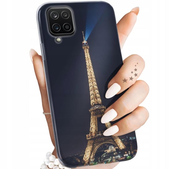 Etui Do Samsung Galaxy A12 Wzory Paryż Francja Eiffel Obudowa Pokrowiec Samsung Electronics