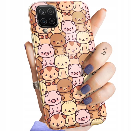 Etui Do Samsung Galaxy A12 Wzory Zwierzęta Pieski Kotki Lamy Domowe Dziekie Samsung