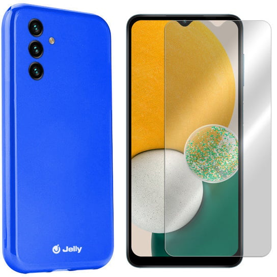 ETUI DO SAMSUNG GALAXY A13 4G CASE GEL + SZKŁO 9H VegaCom