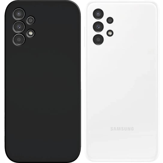 Etui Do Samsung Galaxy A13 4G Gumowe Obudowa Czarne Matowe Silikon Slim Samsung