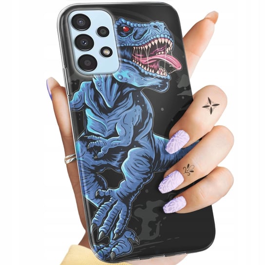 Etui Do Samsung Galaxy A13 4G Wzory Dinozaury Reptilia Prehistoryczne Case Samsung