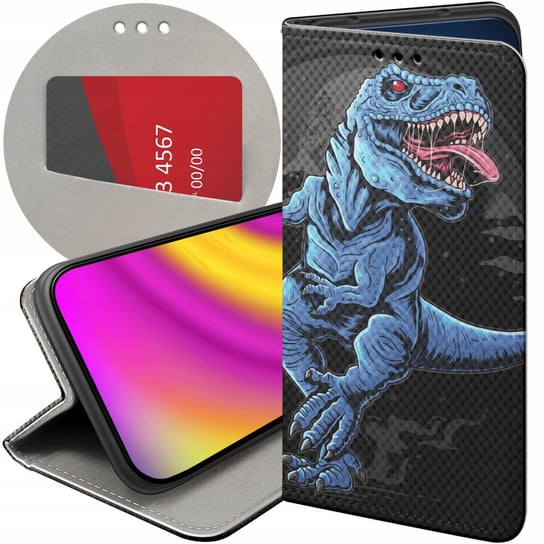 Etui Do Samsung Galaxy A13 4G Wzory Dinozaury Reptilia Prehistoryczne Case Samsung Electronics