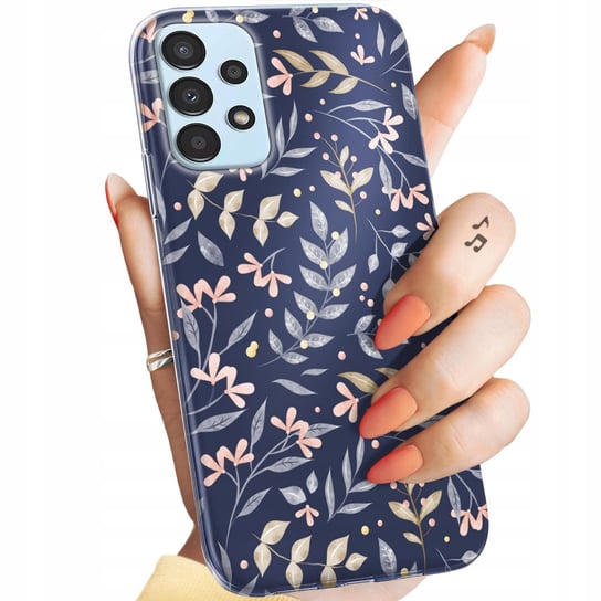 Etui Do Samsung Galaxy A13 4G Wzory Floral Botanika Bukiety Obudowa Case Samsung Electronics