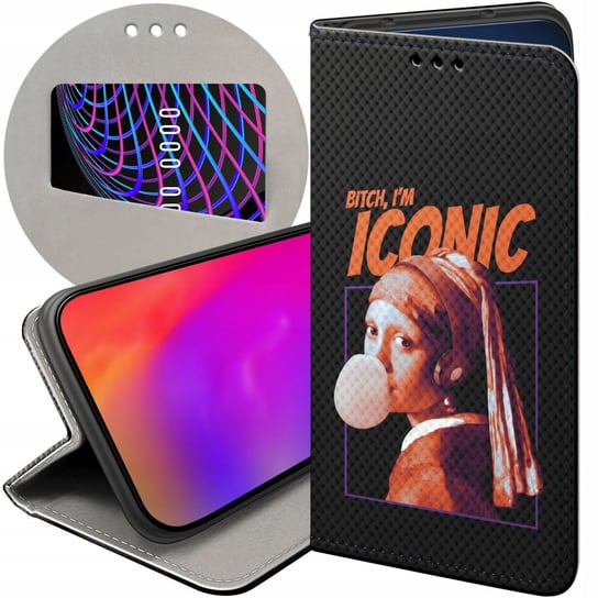 ETUI DO SAMSUNG GALAXY A13 4G WZORY LEONARDO DA VINCI SZTUKA MODERN FUTERAŁ Samsung