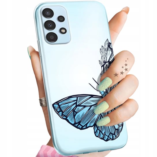 Etui Do Samsung Galaxy A13 4G Wzory Motyle Butterfly Barwne Obudowa Case Samsung Electronics
