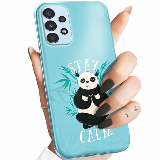 Etui Do Samsung Galaxy A13 4G Wzory Panda Bambus Pandy Obudowa Pokrowiec Samsung