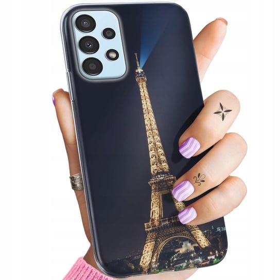 Etui Do Samsung Galaxy A13 4G Wzory Paryż Francja Eiffel Obudowa Pokrowiec Samsung Electronics