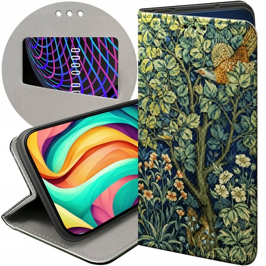 ETUI DO SAMSUNG GALAXY A13 4G WZORY WILLIAM MORRIS ARTS AND CRAFTS TAPETY Samsung Electronics