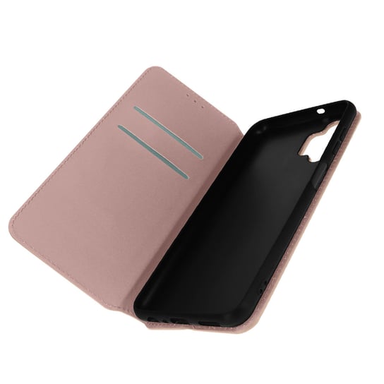 Etui do Samsung Galaxy A13 5G i A04s Card-holder Cover Podstawka wideo Różowy Avizar