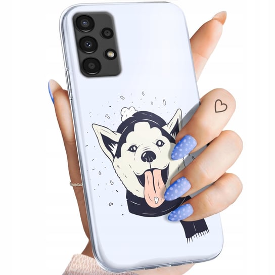 ETUI DO SAMSUNG GALAXY A13 5G WZORY HUSKY PSY PIESKI OBUDOWA POKROWIEC CASE Samsung Electronics