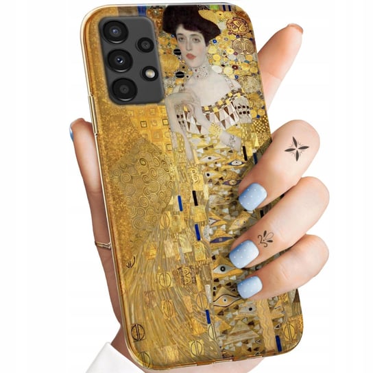 Etui Do Samsung Galaxy A13 5G Wzory Klimt Gustav Pocałunek Obudowa Case Samsung Electronics