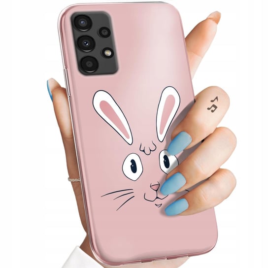 Etui Do Samsung Galaxy A13 5G Wzory Królik Zając Bunny Obudowa Pokrowiec Samsung