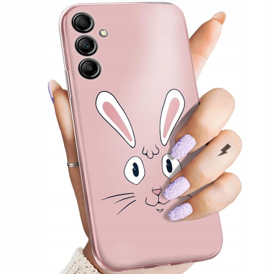 Etui Do Samsung Galaxy A14 5G Wzory Królik Zając Bunny Obudowa Pokrowiec Samsung