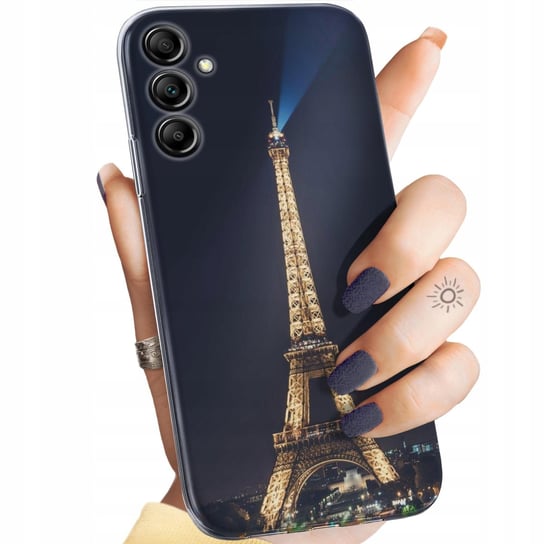 Etui Do Samsung Galaxy A14 5G Wzory Paryż Francja Eiffel Obudowa Pokrowiec Samsung Electronics