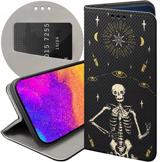 ETUI DO SAMSUNG GALAXY A15 WZORY CZASZKA SZKIELETY MEMENTO MORI GOTYK CASE Samsung Electronics