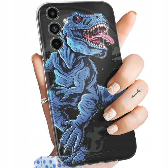 Etui Do Samsung Galaxy A15 Wzory Dinozaury Reptilia Prehistoryczne Obudowa Samsung