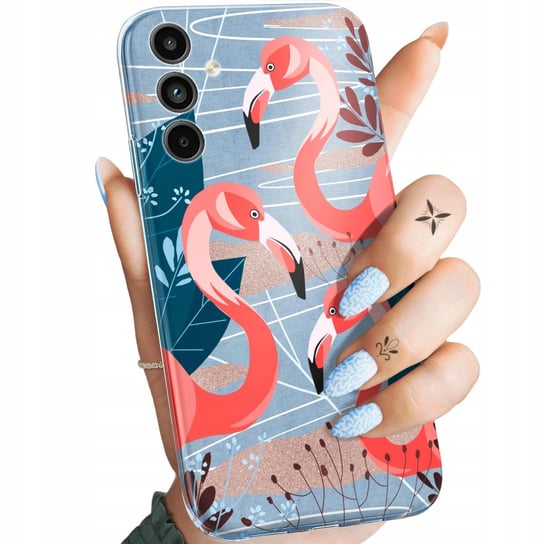 ETUI DO SAMSUNG GALAXY A15 WZORY FLAMING FLAMINGI PTAKI OBUDOWA POKROWIEC Samsung Electronics