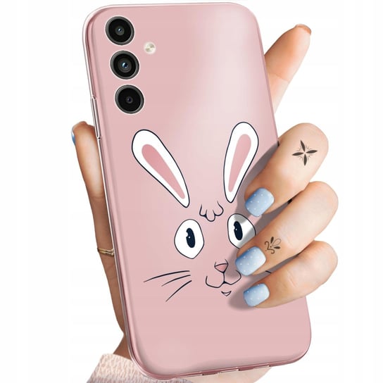 Etui Do Samsung Galaxy A15 Wzory Królik Zając Bunny Obudowa Pokrowiec Case Samsung