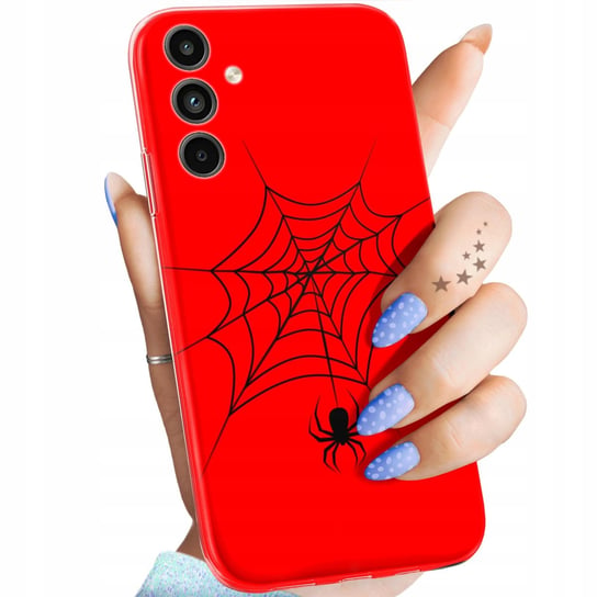 Etui Do Samsung Galaxy A15 Wzory Pająk Spider Pajęczyna Obudowa Pokrowiec Samsung
