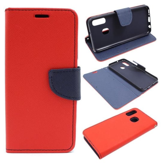 Etui Do Samsung Galaxy A20E A202 Fancy Diary Czerwony Case Pokrowiec GSM-HURT