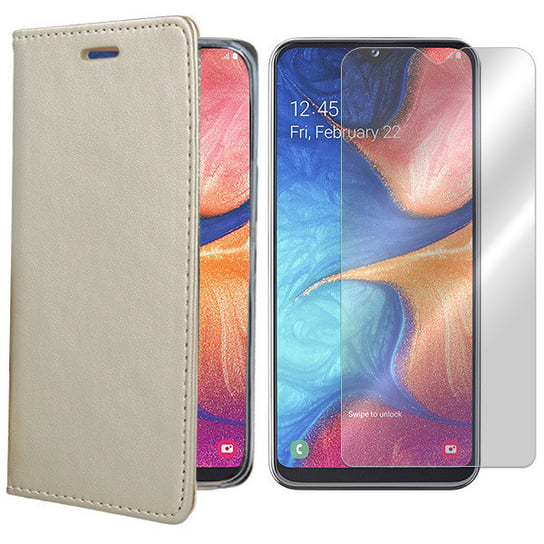 Etui do Samsung Galaxy A20E A202 Magnetic + szkło VegaCom