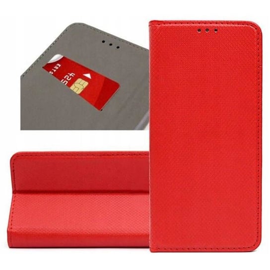Etui Do Samsung Galaxy A20E A202 Smart Magnet Czerwony Case Pokrowiec GSM-HURT