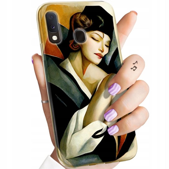 Etui Do Samsung Galaxy A20E Wzory Art Deco Łempicka Tamara Barbier Obudowa Samsung Electronics