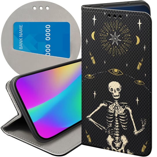 ETUI DO SAMSUNG GALAXY A20E WZORY CZASZKA SZKIELETY MEMENTO MORI GOTYK CASE Samsung Electronics