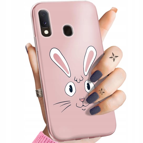 Etui Do Samsung Galaxy A20E Wzory Królik Zając Bunny Obudowa Pokrowiec Case Samsung