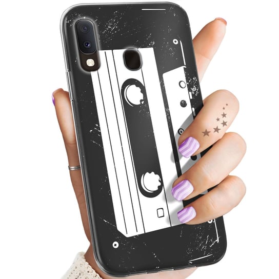 Etui Do Samsung Galaxy A20E Wzory Retro Old School Muzyka Gry Obudowa Case Samsung Electronics