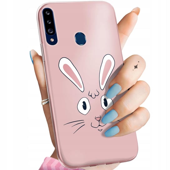 Etui Do Samsung Galaxy A20S Wzory Królik Zając Bunny Obudowa Pokrowiec Case Samsung