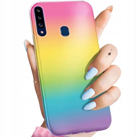 ETUI DO SAMSUNG GALAXY A20S WZORY LGBT RÓWNOŚĆ PRIDE OBUDOWA POKROWIEC CASE Samsung Electronics