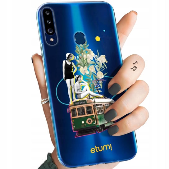 ETUI DO SAMSUNG GALAXY A20S WZORY MIX PRZESZŁOŚĆ ORYGINALNE OBUDOWA CASE Samsung Electronics