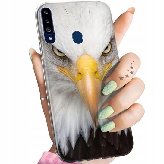 ETUI DO SAMSUNG GALAXY A20S WZORY ORZEŁ SOKÓŁ EAGLE OBUDOWA POKROWIEC CASE Samsung Electronics