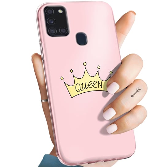 Etui Do Samsung Galaxy A21S Wzory Księżniczka Queen Princess Obudowa Case Samsung