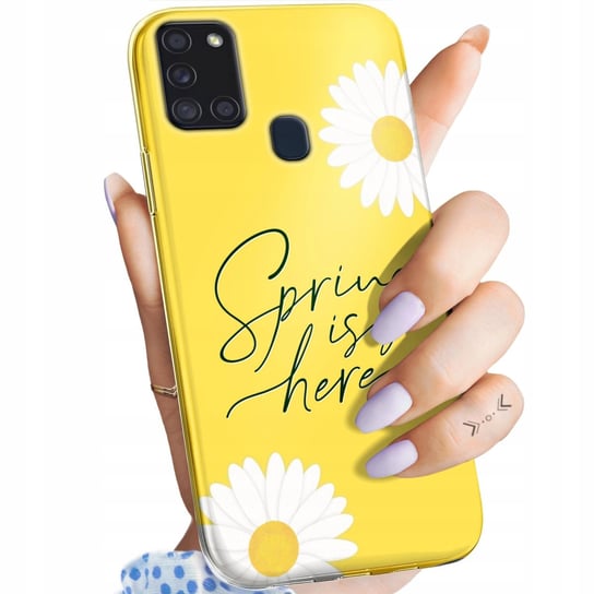 Etui Do Samsung Galaxy A21S Wzory Wiosna Wiosenne Spring Obudowa Pokrowiec Samsung Electronics