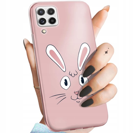 Etui Do Samsung Galaxy A22 4G (Lte) Wzory Królik Zając Bunny Obudowa Case Samsung
