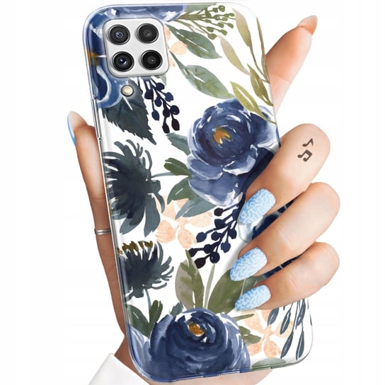 Etui Do Samsung Galaxy A22 4G (Lte) Wzory Kwiaty Kwieciste Flower Obudowa Samsung Electronics