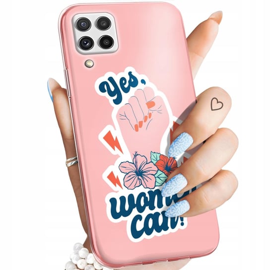 ETUI DO SAMSUNG GALAXY A22 4G (LTE) WZORY SIŁA KOBIET GIRL POWER FEMINIZM Samsung Electronics