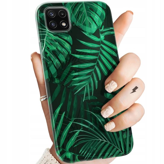 Etui Do Samsung Galaxy A22 5G Wzory Liście Liściaste Natura Obudowa Case Samsung Electronics