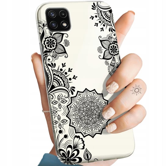 Etui Do Samsung Galaxy A22 5G Wzory Mandala Buddyzm Sztuka Wzory Obudowa Samsung