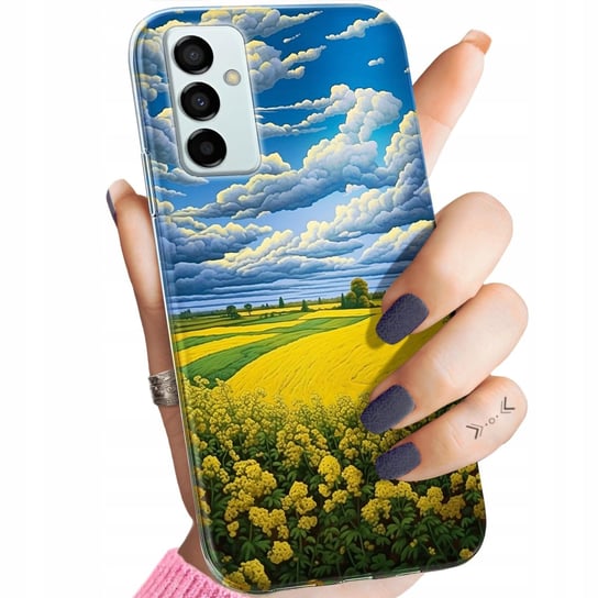 Etui Do Samsung Galaxy A23 5G Wzory Chmury Niebo Błękit Obudowa Pokrowiec Samsung