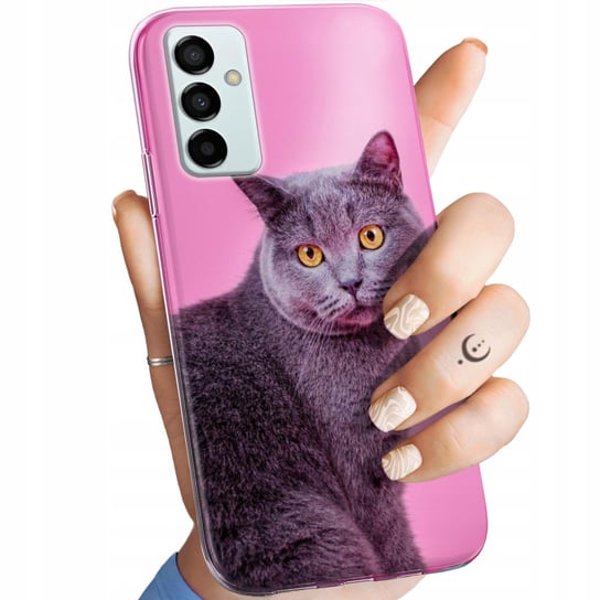 Etui Do Samsung Galaxy A23 5G Wzory Koty Kotki Kociaki Obudowa Pokrowiec Samsung