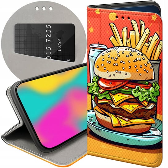 ETUI DO SAMSUNG GALAXY A24 4G / A25 5G WZORY HAMBURGER BURGERY FAST-FOOD Samsung Electronics